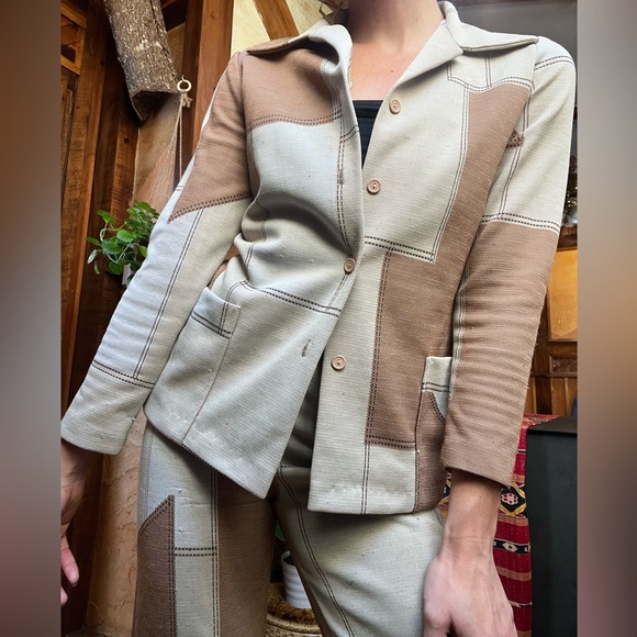 Vintage 1970s Sears patchwork suit set - Picture 11 of 11